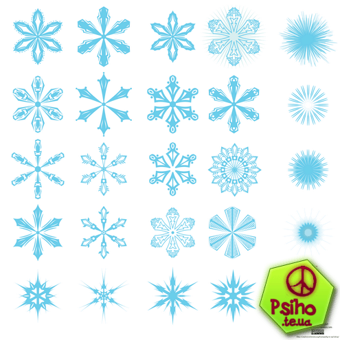 snow-flakes-vector-set