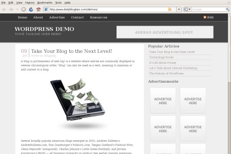 Wordpress Theme: DarkZen themes-darkzen
