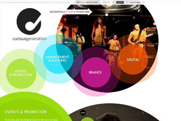 screenshot of curiousgenerationgroup.com