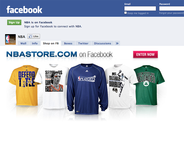 nba NBA FB landing page