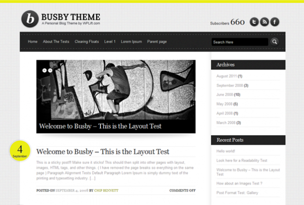 busby Busby wordpress тема