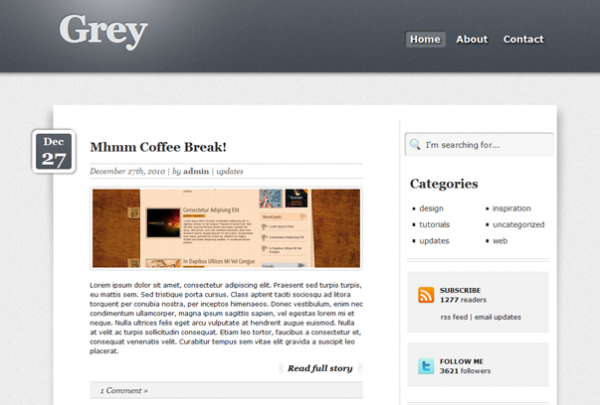 grey Grey wordpress тема
